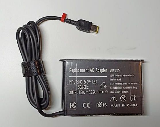 20V 6.75A (135W) oplader voor Lenovo Ideapad Gaming L340, S740, Y50, Y700, Legion Y520, Y730, ThinkPad P1 X1, PA-1131-72FA фото