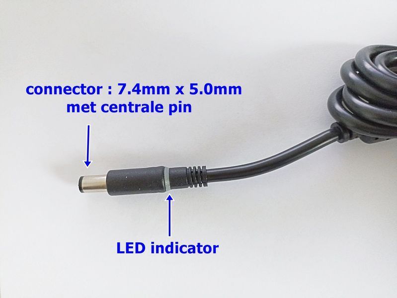 Oplader voor laptop Dell Alienware X51 R2, 19.5V 12.3A (240W) dell Latitude E6540, E7240, E7440, Precision Mobile Workstation 7710, M6800 met (7.4x5.0)mm connector P0004 фото