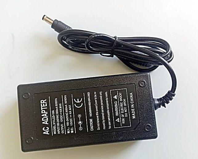 12V 4A (48W) voedingsadapter met (5.5 mm x 2.1) mm-plug 12V4A фото